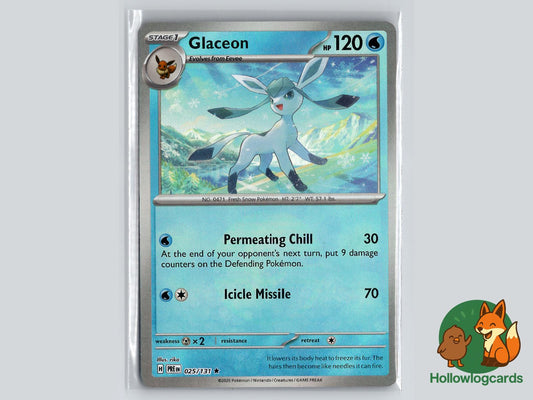 Glaceon (025/131) - Prismatic Evolutions Pokémon Card