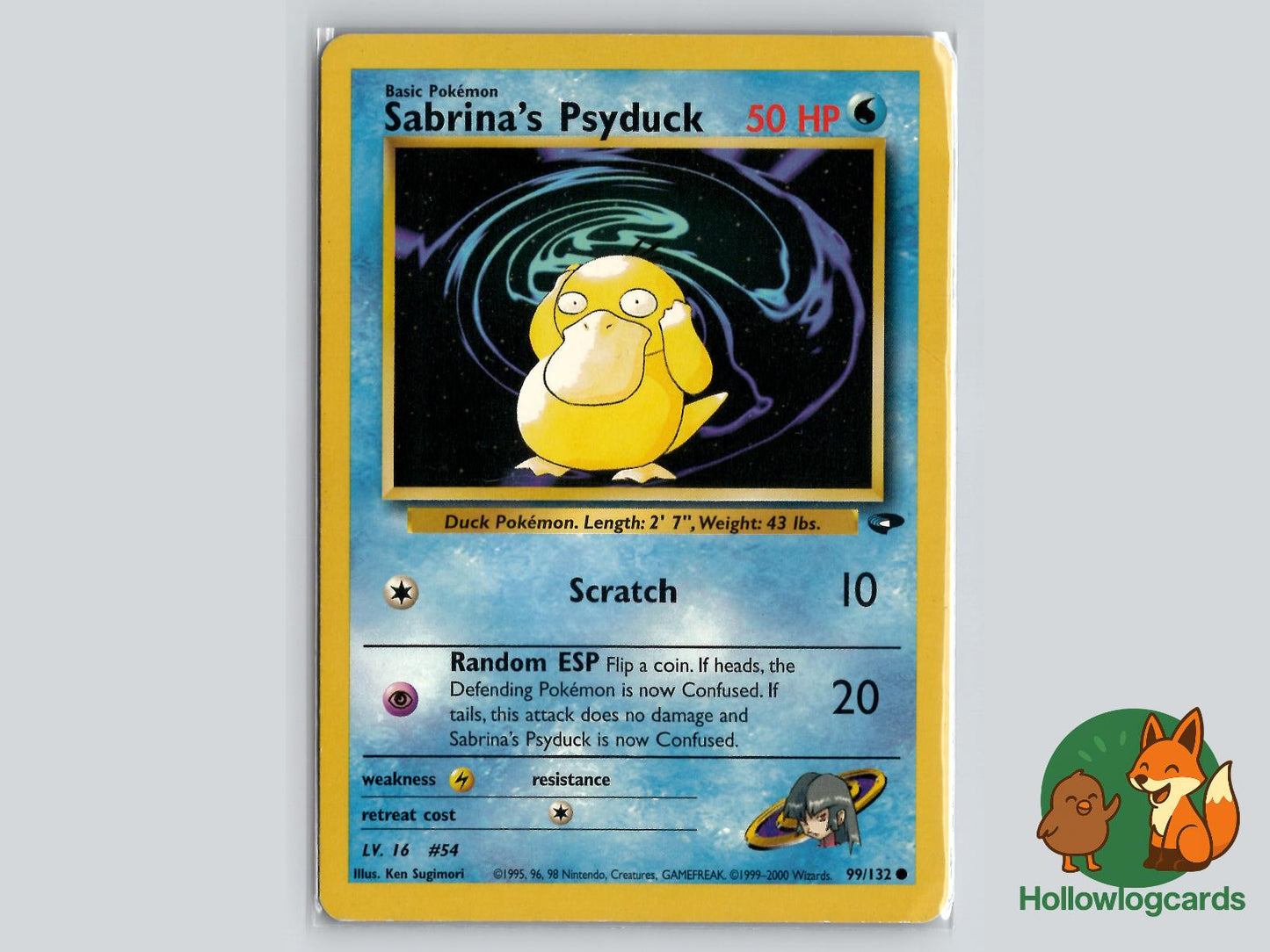 Sabrina's Psyduck (99/132) - Gym Challenge Pokémon Card
