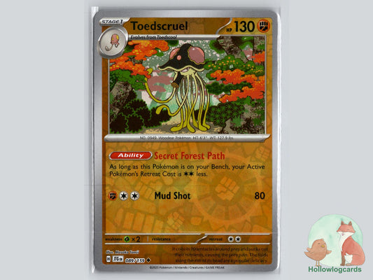 Toedscruel (089/159) - Journey Together Pokémon Card