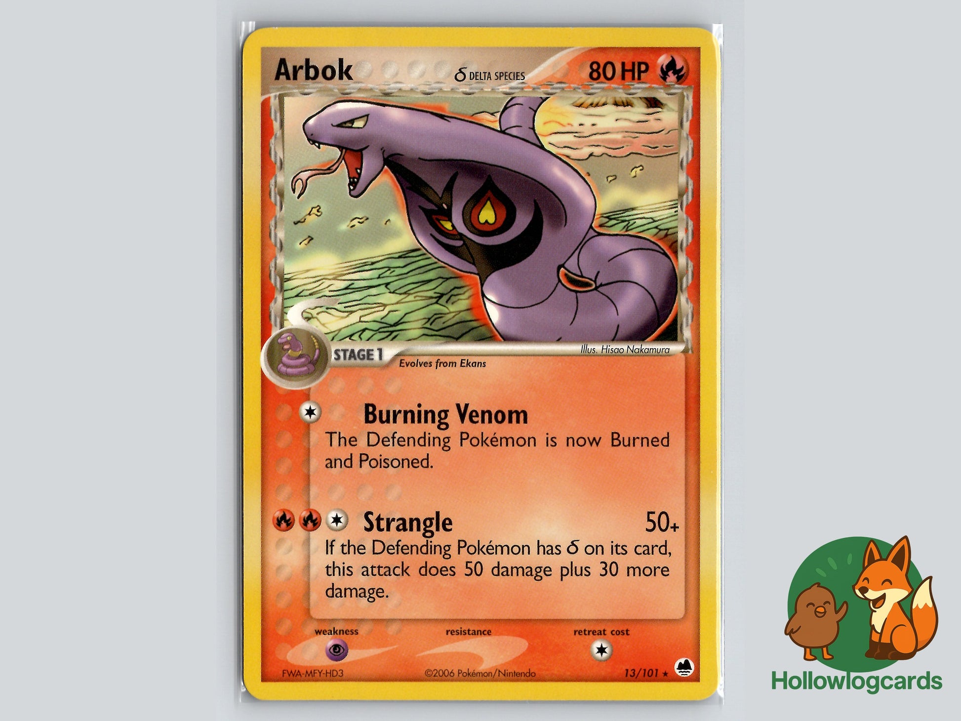 Image of Arbok Dragon Frontiers (DF) #13
