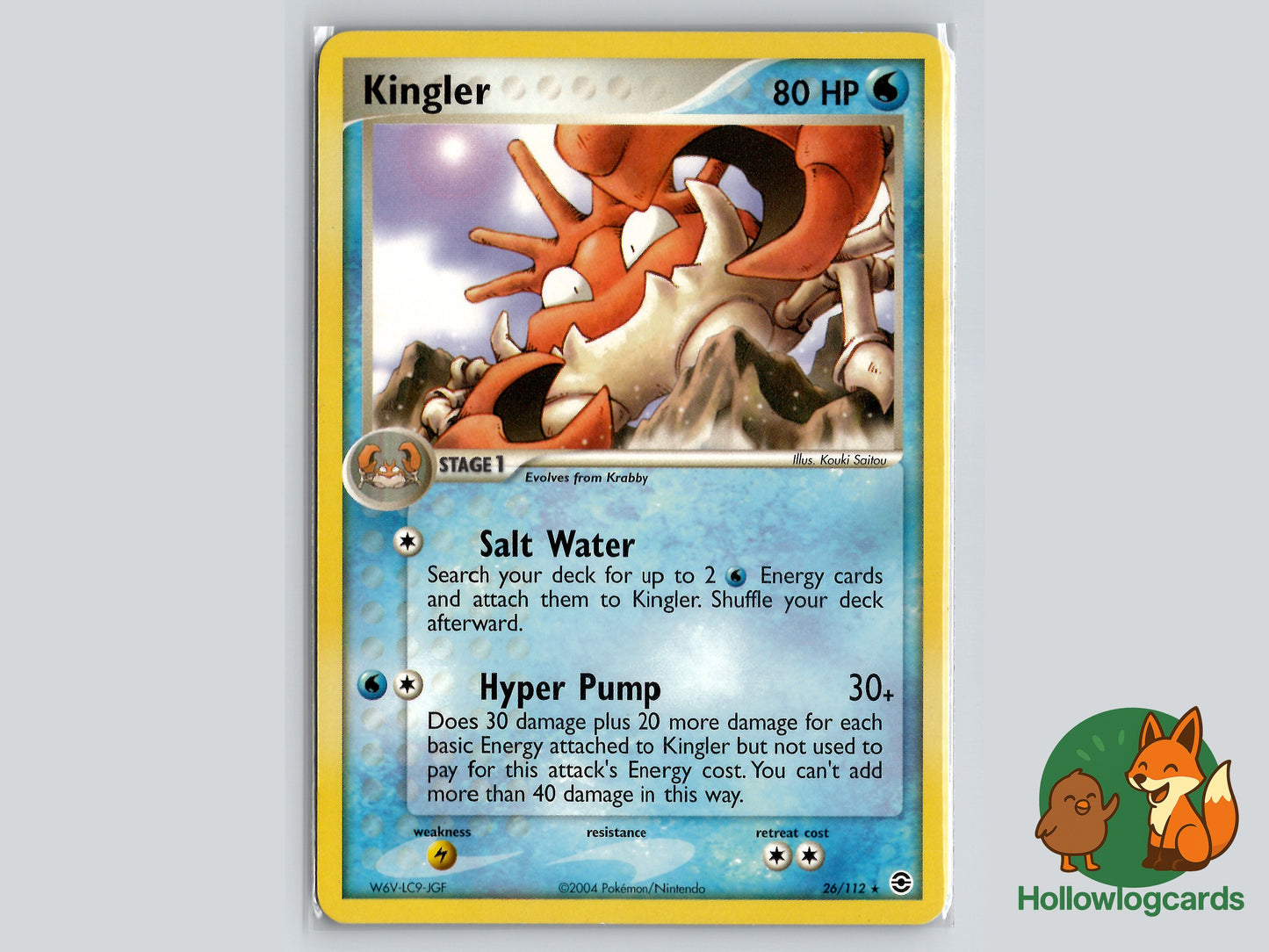 Image of Kingler FireRed and LeafGreen (RG) #26