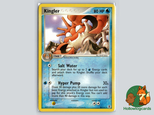 Image of Kingler FireRed and LeafGreen (RG) #26