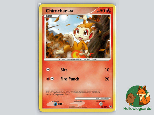 Image of Chimchar Platinum (PL) #70