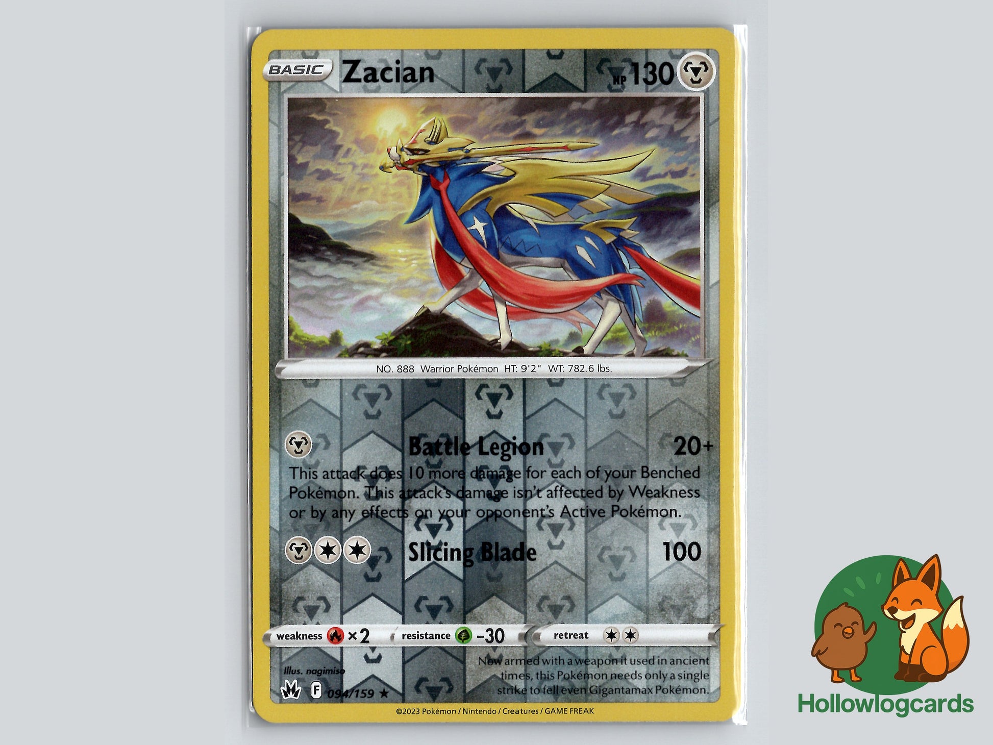Image of Zacian Crown Zenith (CRZ) #094