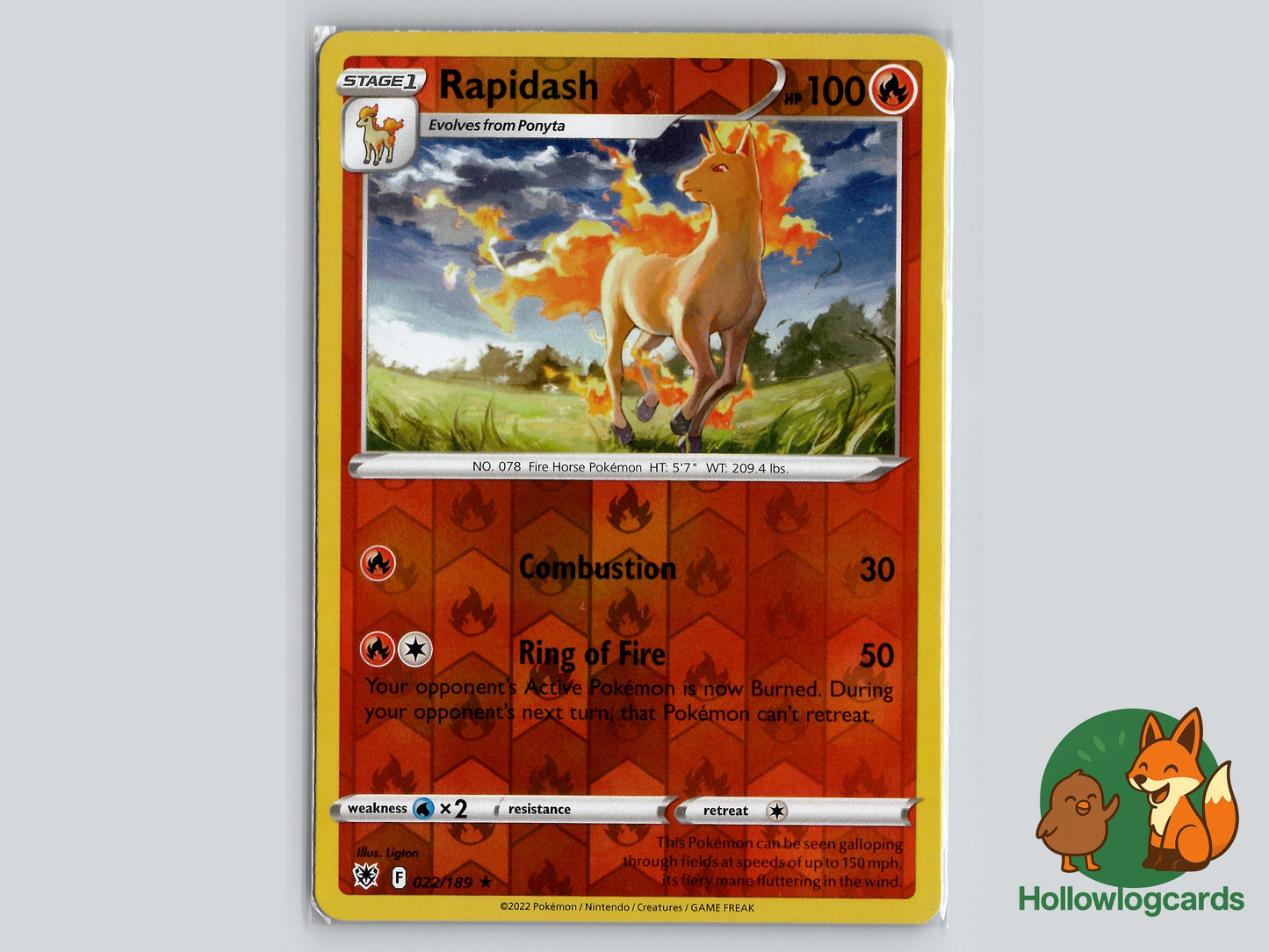 Image of Rapidash Astral Radiance (ASR) #022