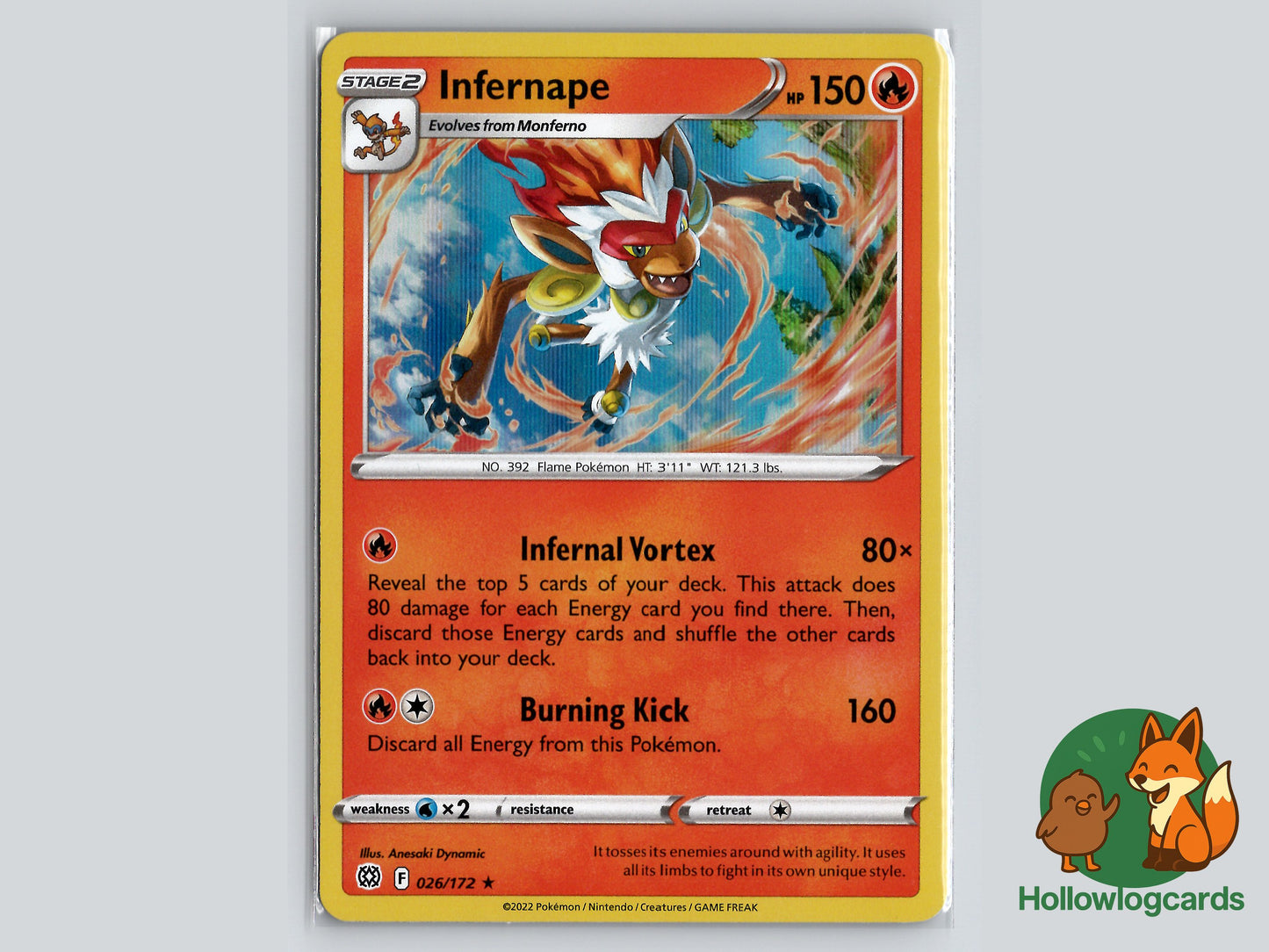 Image of Infernape Brilliant Stars (BRS) #026