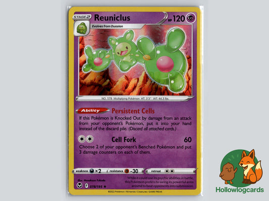 Image of Reuniclus Silver Tempest (SIT) #078