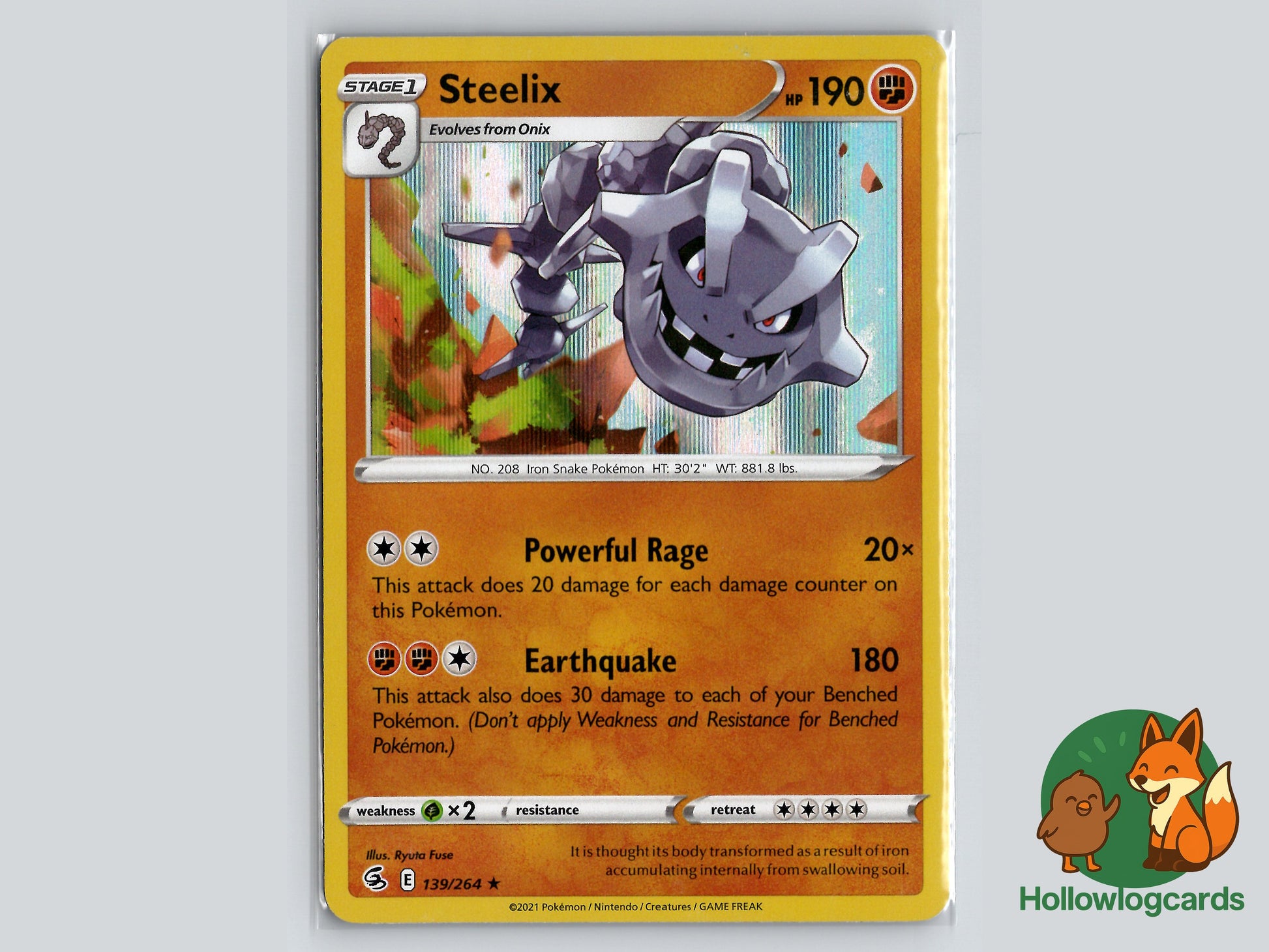Image of Steelix Fusion Strike (FST) #139