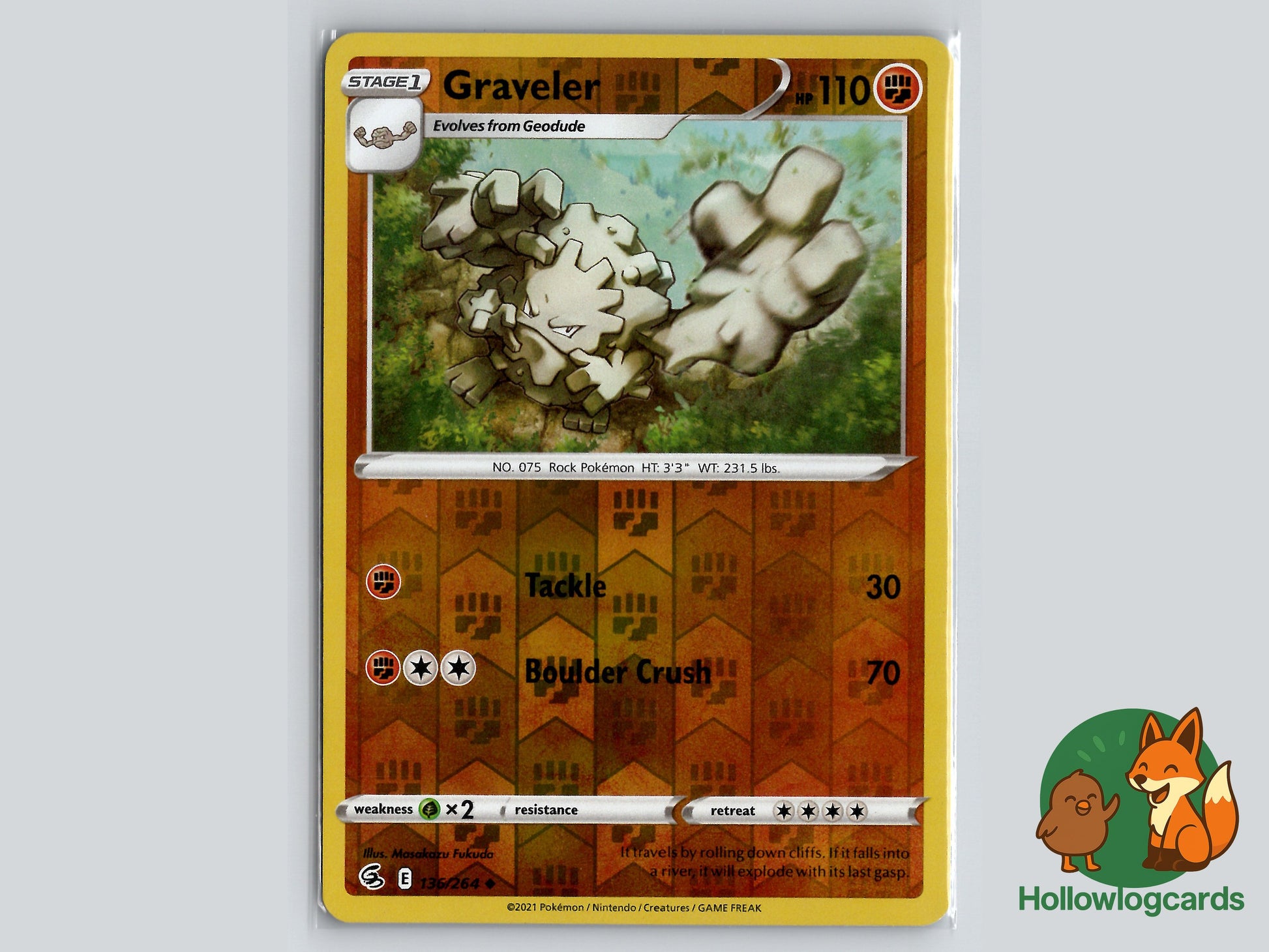 Image of Graveler Fusion Strike (FST) #136