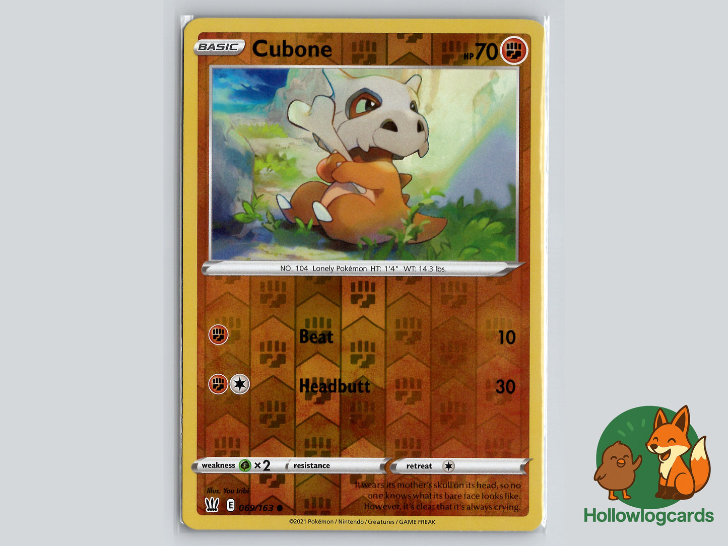 Image of Cubone Battle Styles (BST) #069