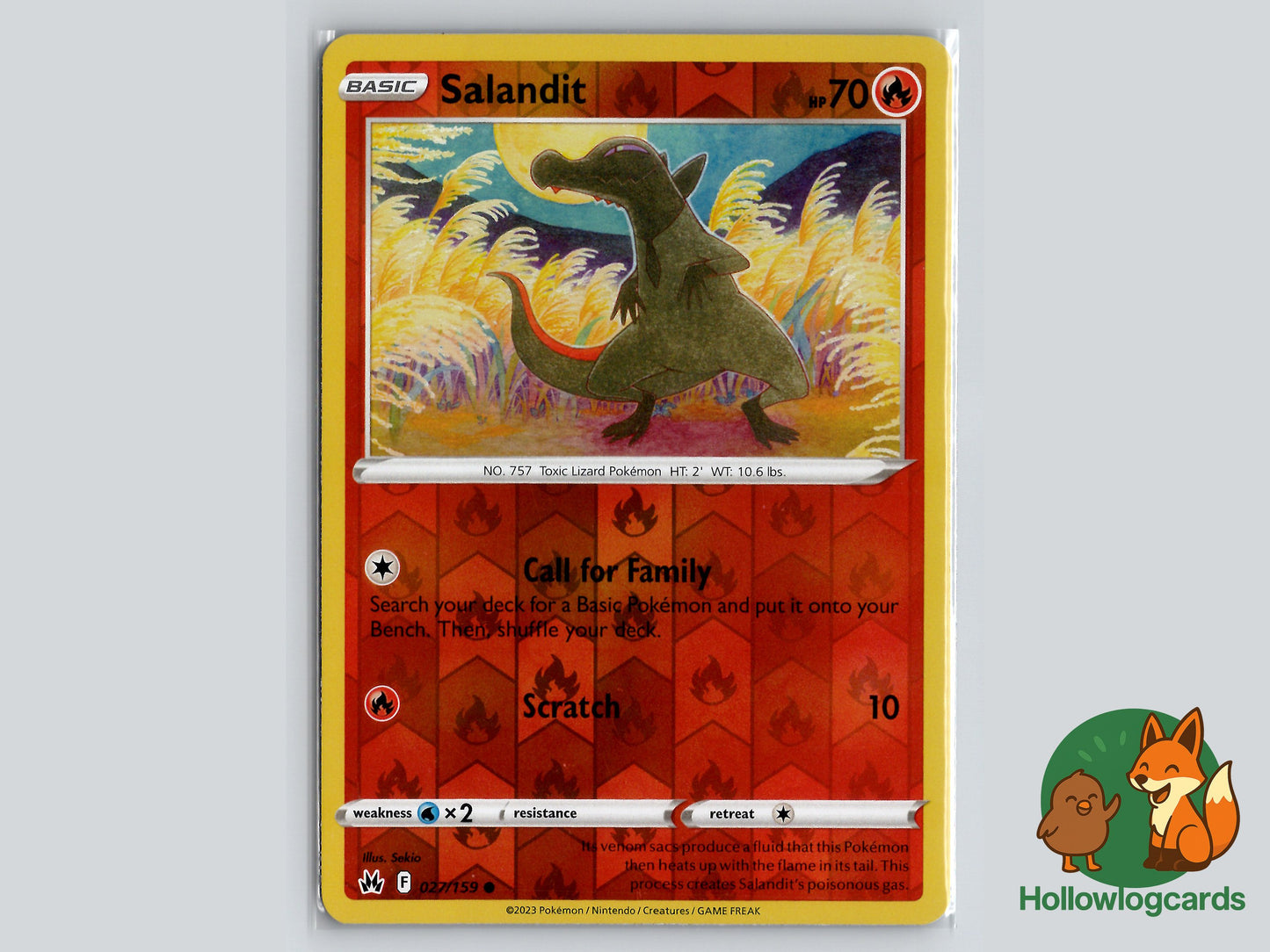 Image of Salandit Crown Zenith (CRZ) #027