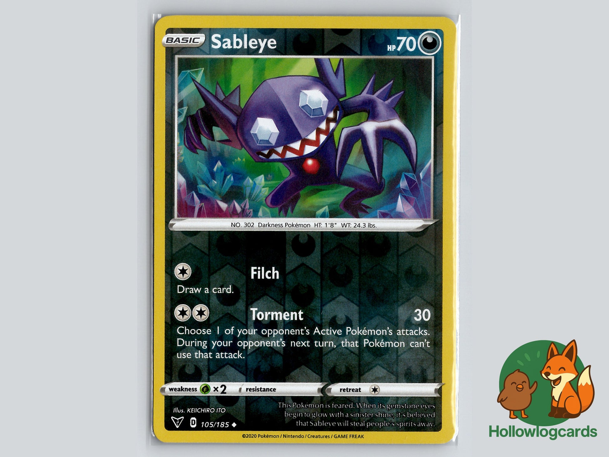 Image of Sableye Vivid Voltage (VIV) #105