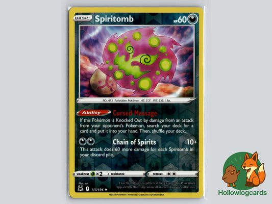 Image of Spiritomb Lost Origin (LOR) #117