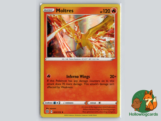 Image of Moltres Brilliant Stars (BRS) #021