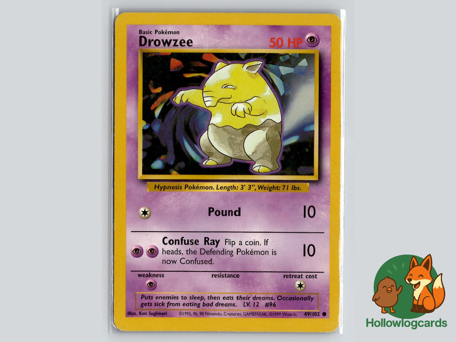 Drowzee (49/102) - Base Pokémon Card