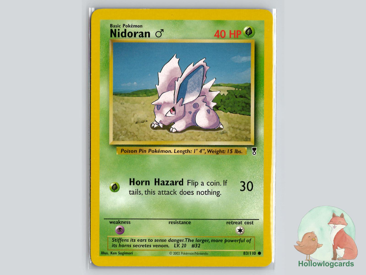 Nidoran M (83/110) - Legendary Collection Pokémon Card