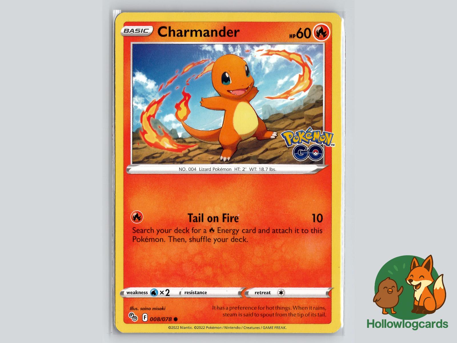 Charmander (008/078) Pokémon Card