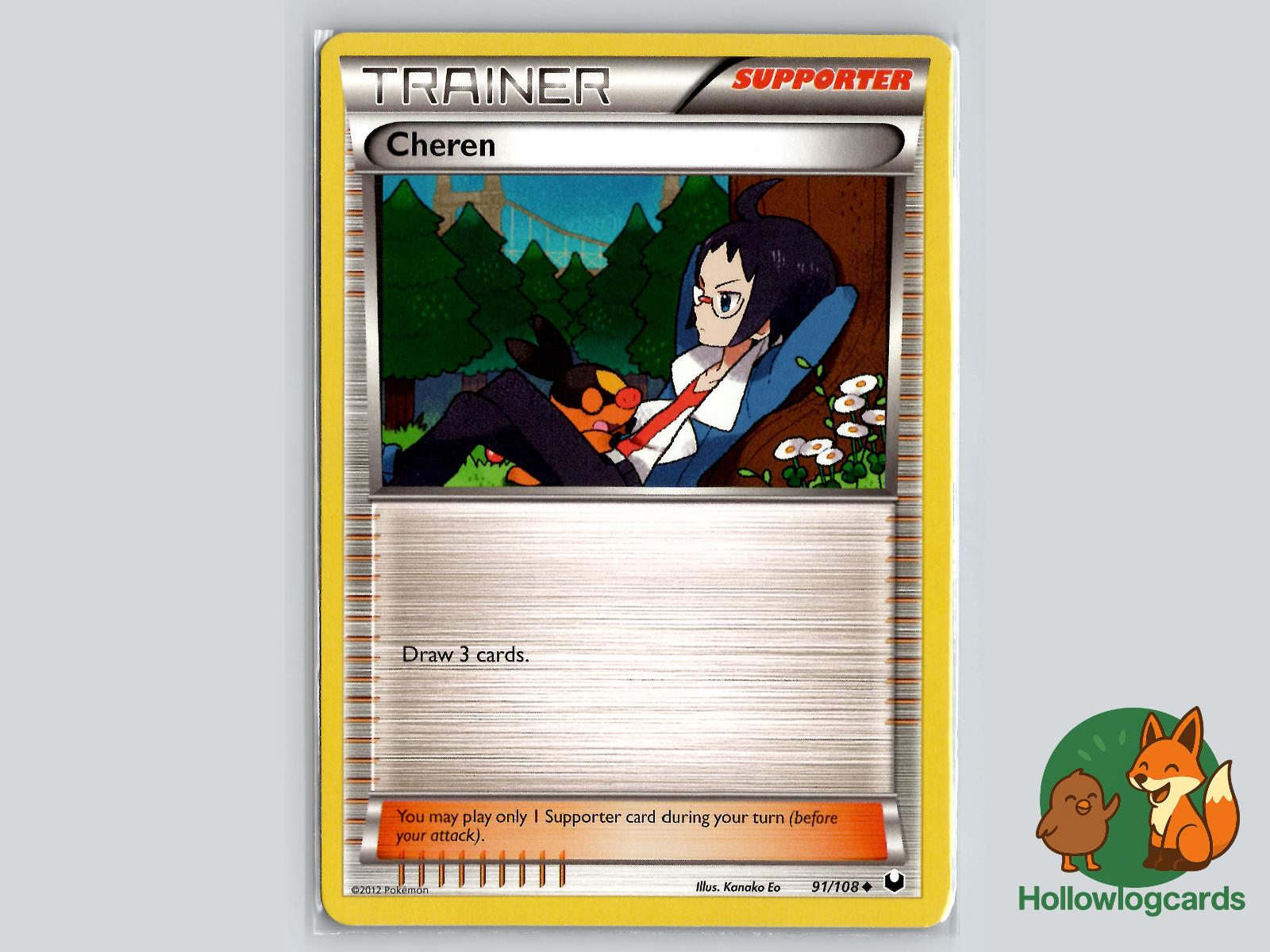 Cheren (91/108) - Dark Explorers Pokémon Card