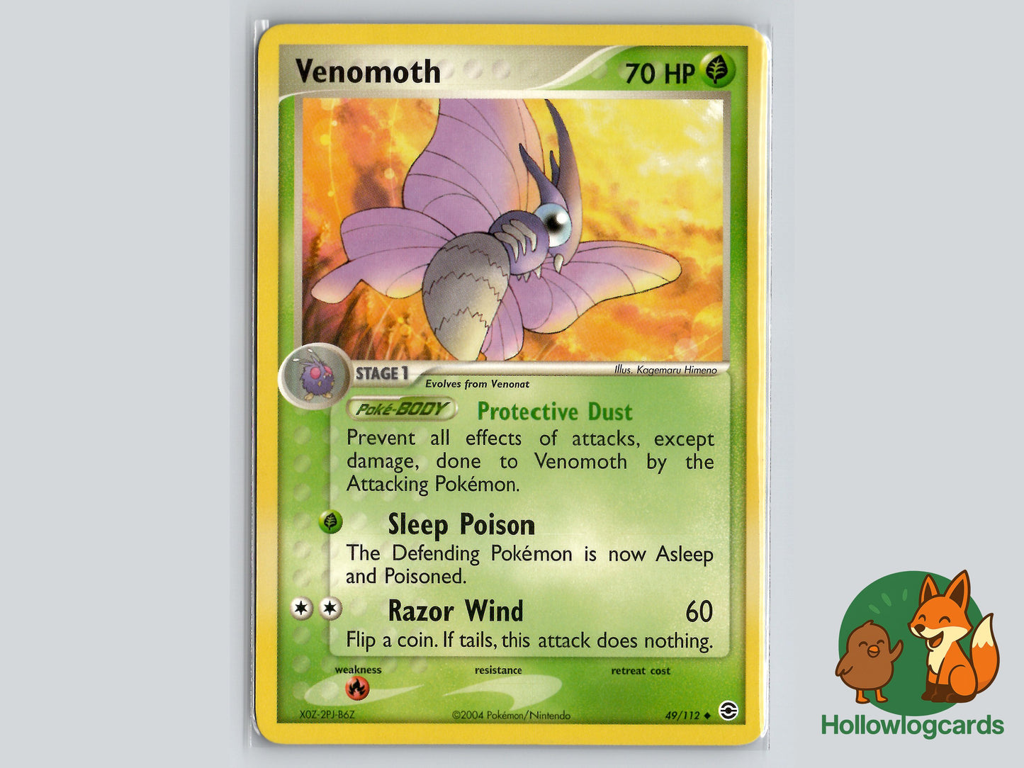 Image of Venomoth FireRed and LeafGreen (RG) #49