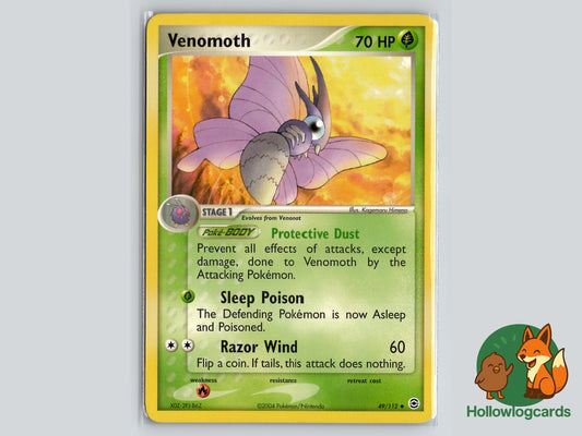 Image of Venomoth FireRed and LeafGreen (RG) #49