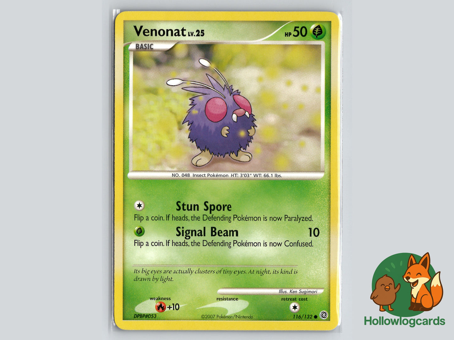 Image of Venonat Secret Wonders (SW) #116