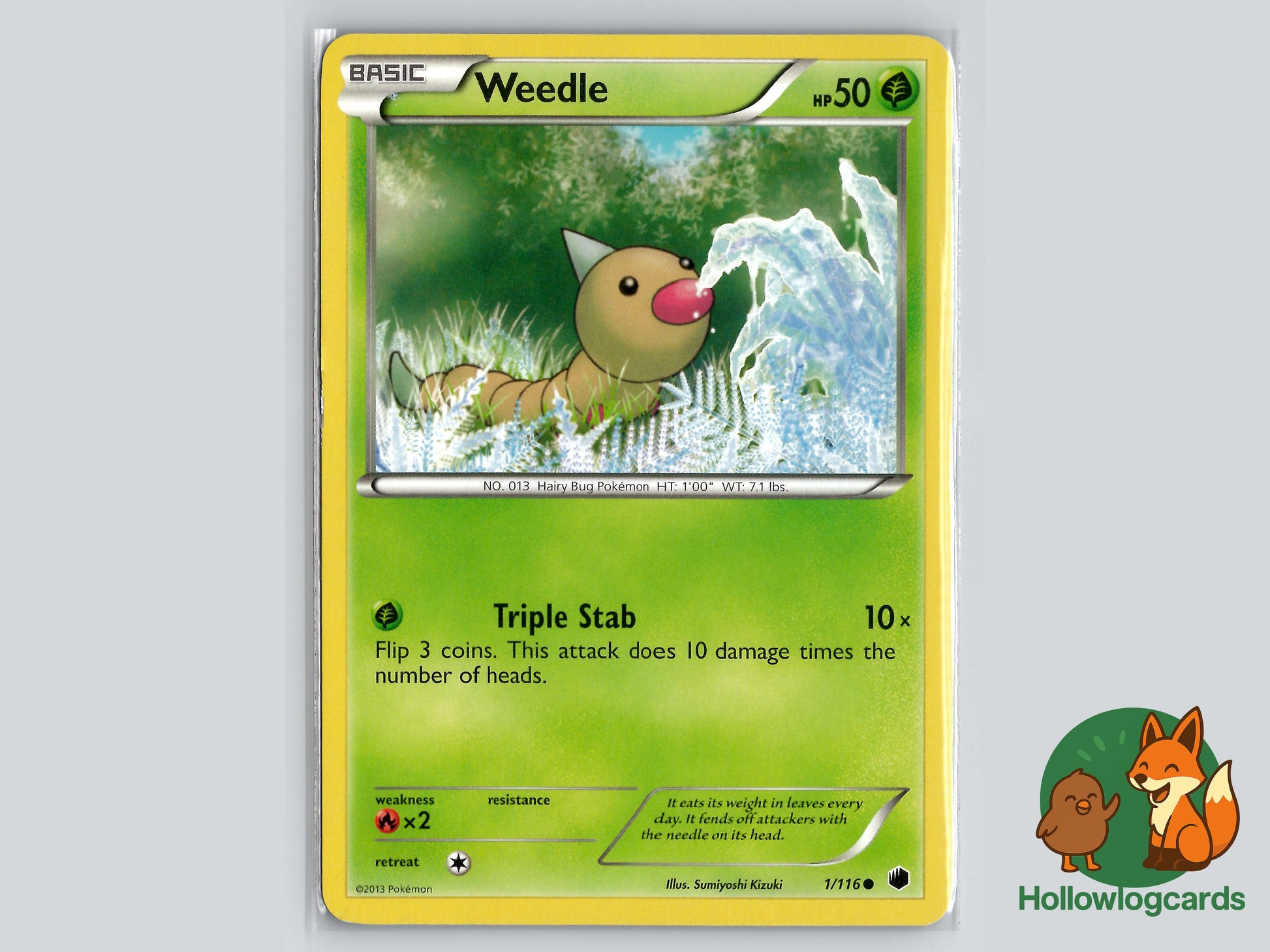 Image of Weedle Plasma Freeze (PLF) #1
