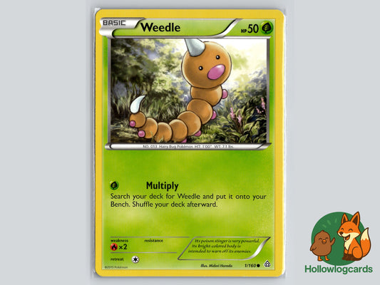 Image of Weedle Primal Clash (PRC) #1