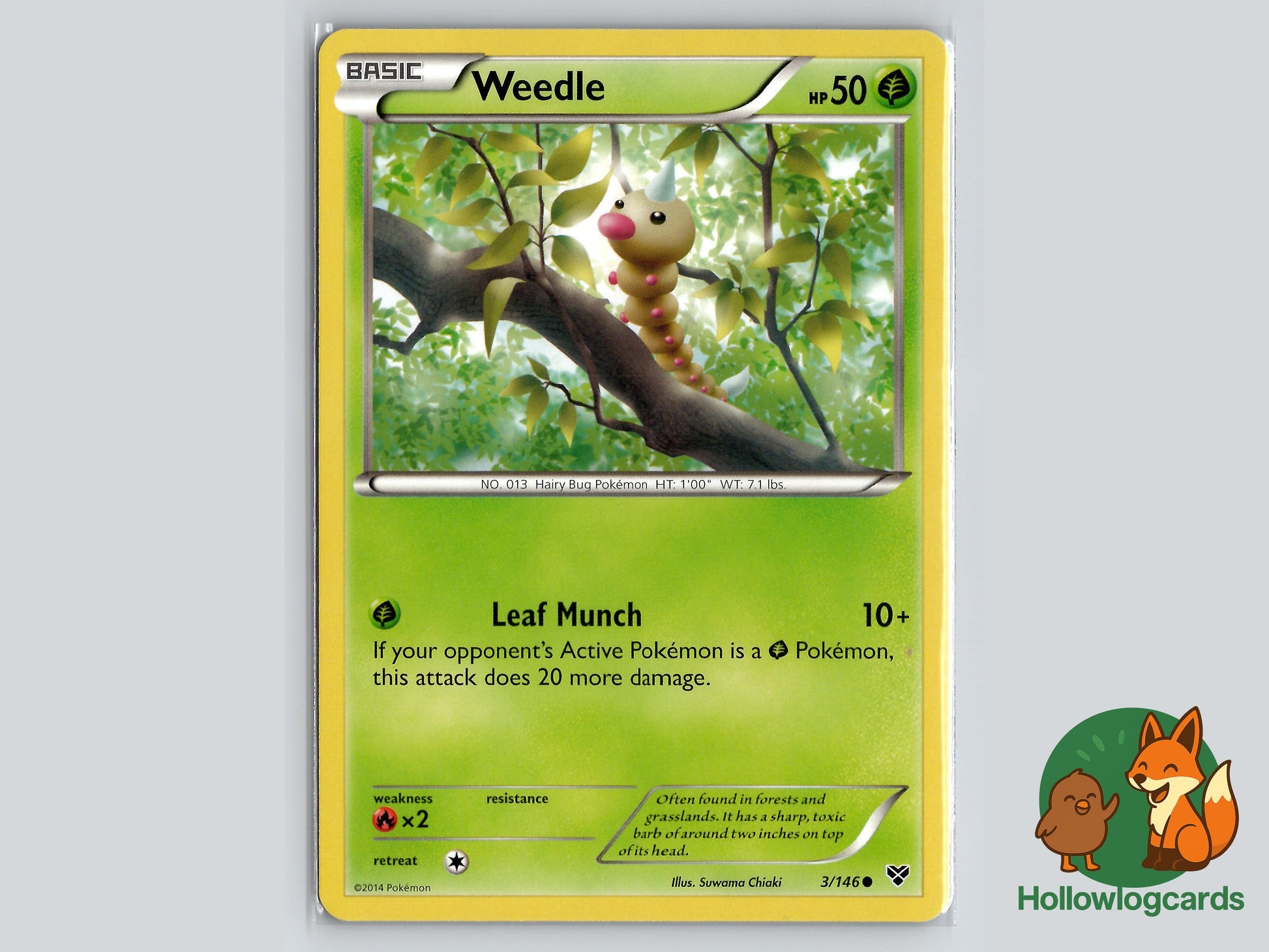 Image of Weedle XY (XY) #3