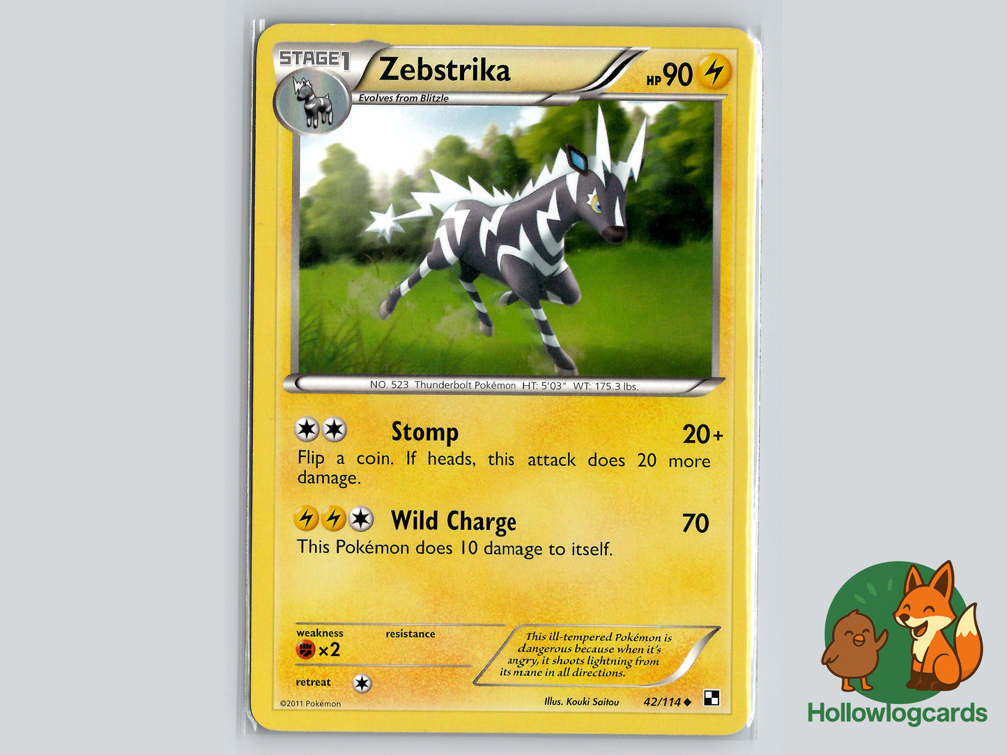 Image of Zebstrika Black and White (BLW) #42