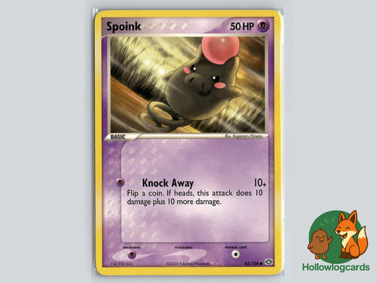 Image of Spoink Emerald (EM) #65