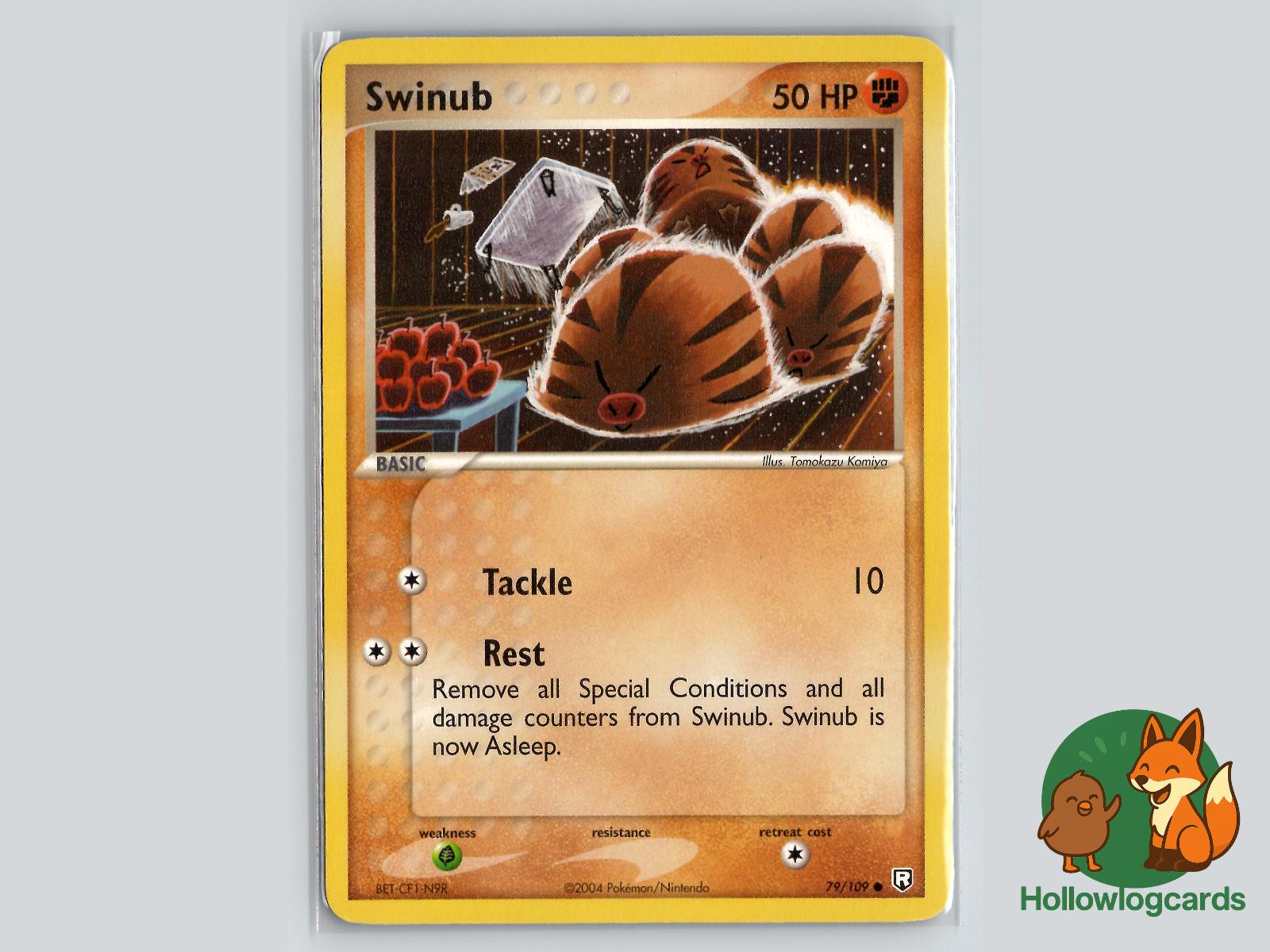 Swinub (79/109) - Team Rocket Returns Pokémon Card