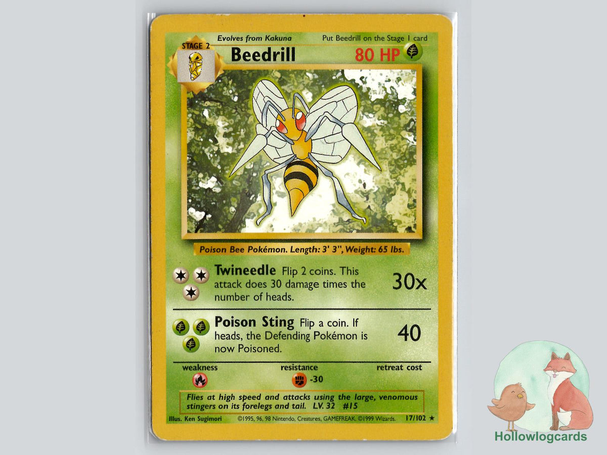 Beedrill (17/102) - Base Pokémon Card