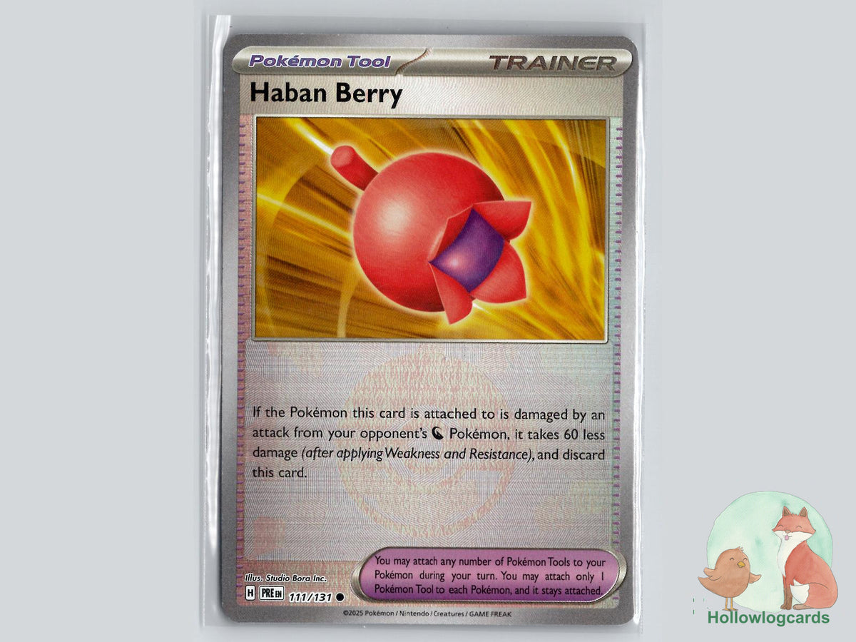 Haban Berry (111/131) - Prismatic Evolutions Pokémon Card