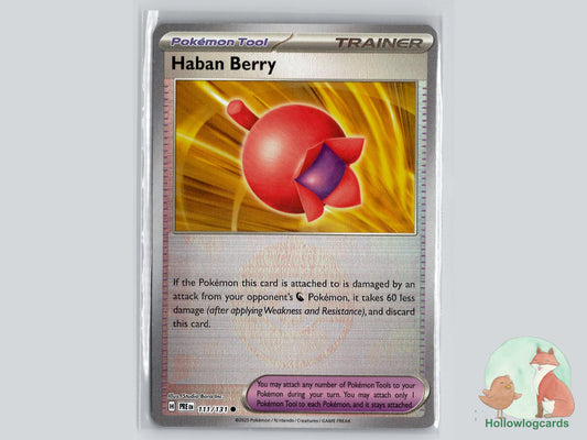 Haban Berry (111/131) - Prismatic Evolutions Pokémon Card