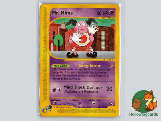 Mr. Mime - Aquapolis Pokémon Card