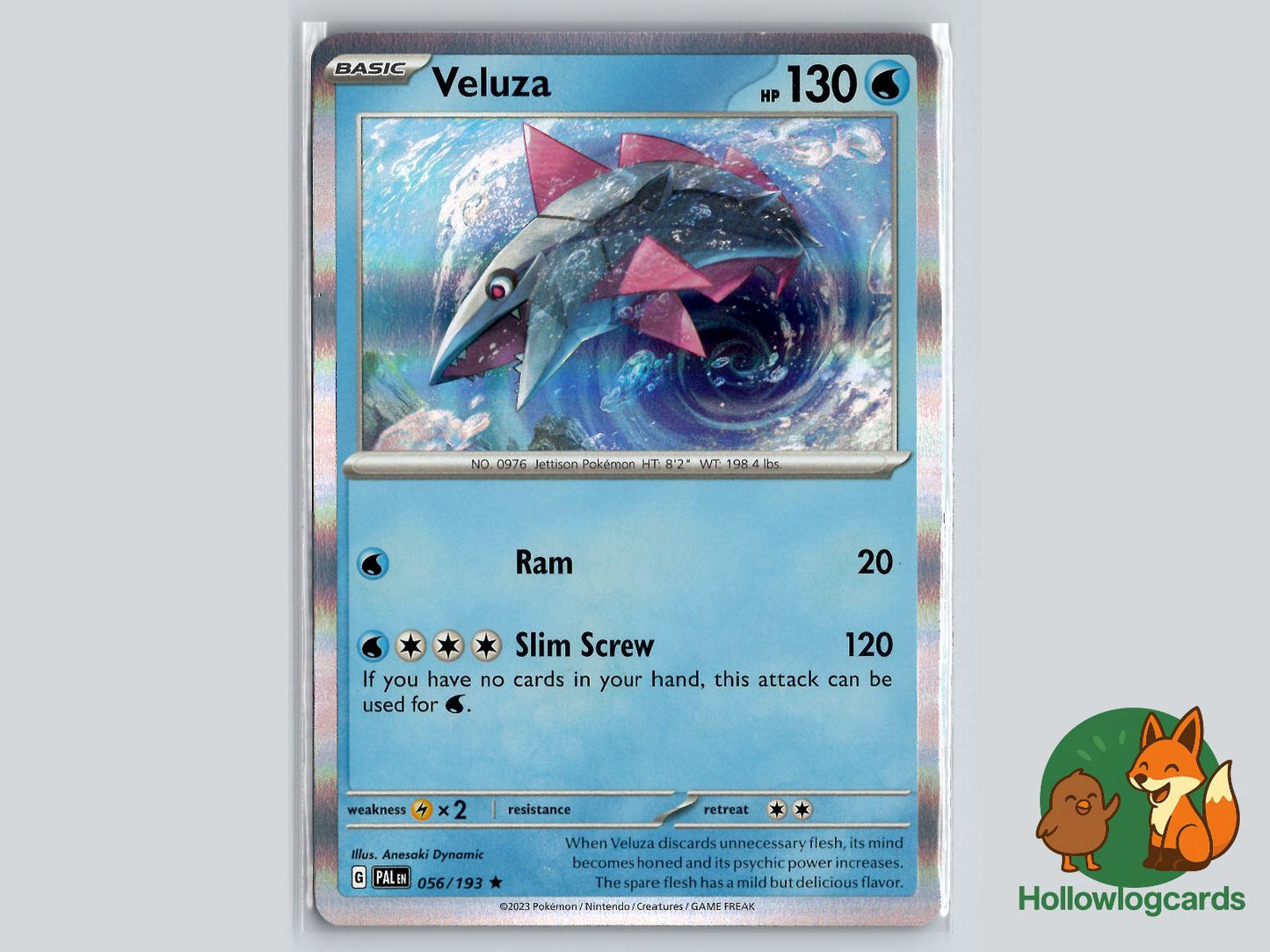 Veluza (056/193) - Paldea Evolved Pokémon Card