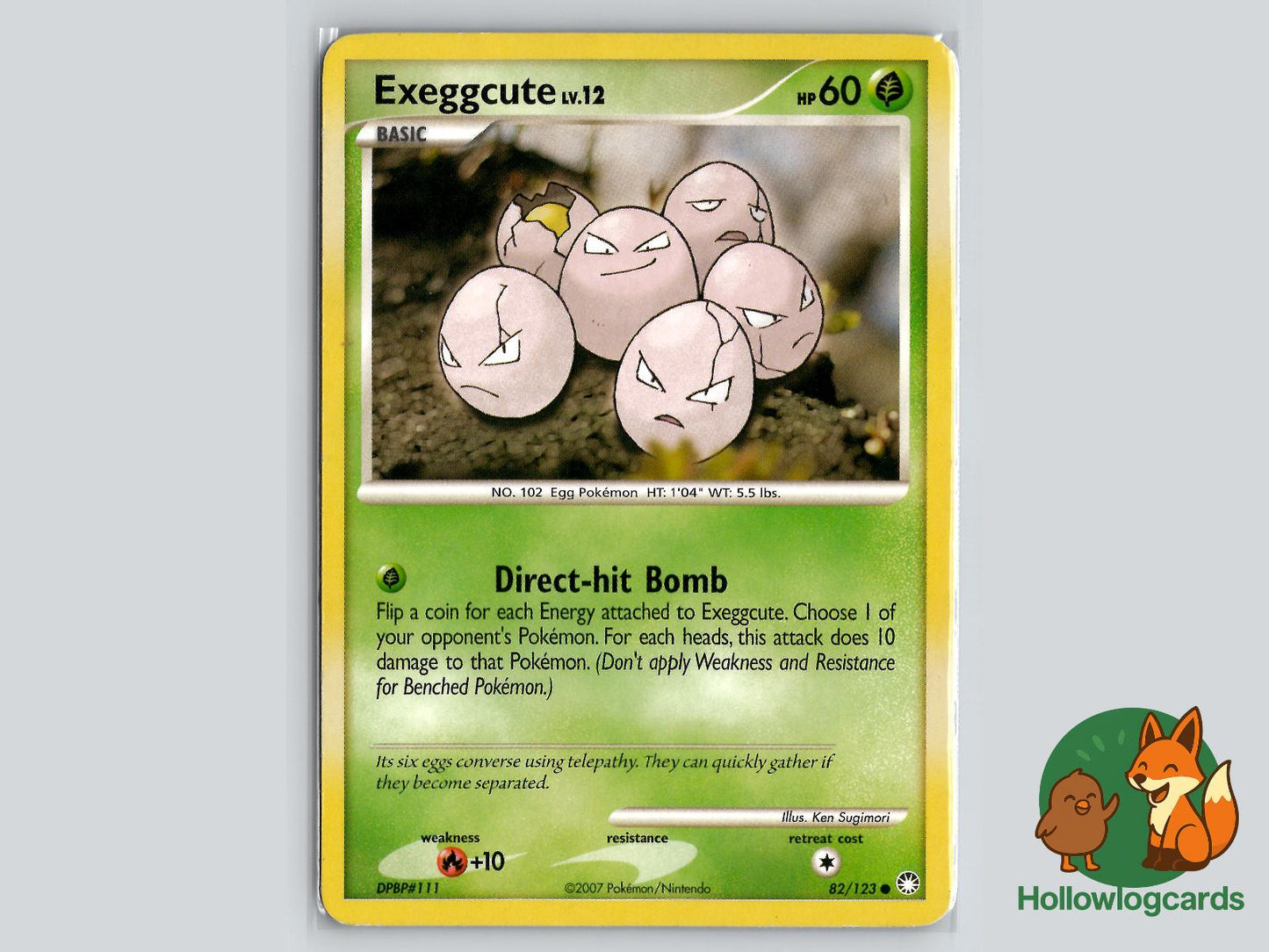 Exeggcute (82/123) - Mysterious Treasures Pokémon Card