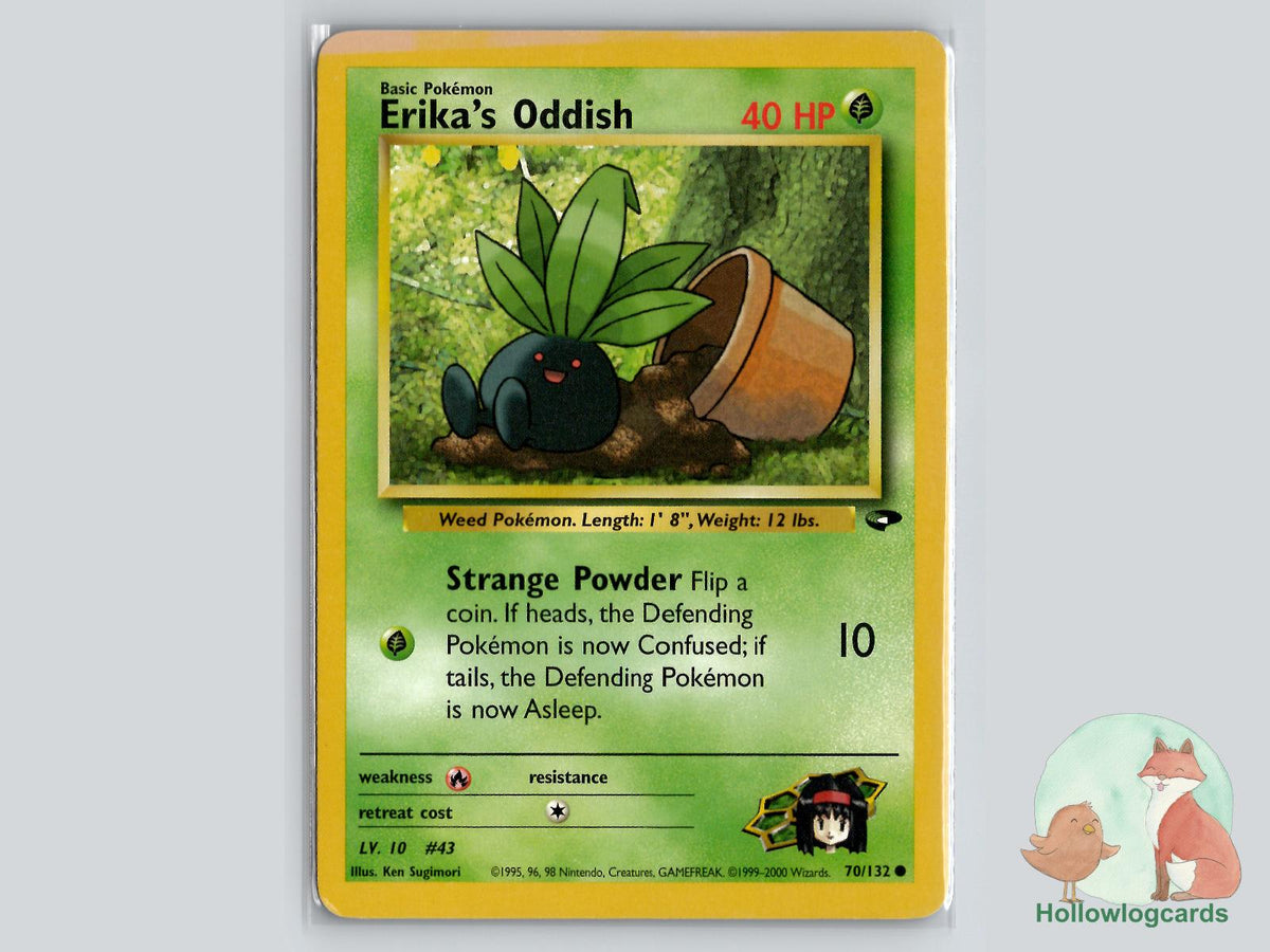 Erika's Oddish (70/132) - Gym Challenge Pokémon Card