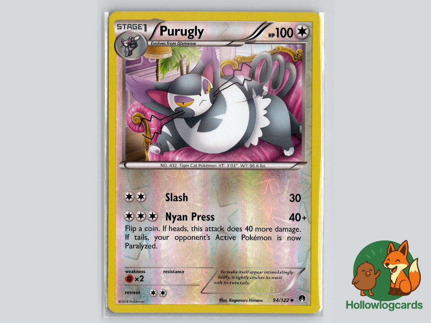 Purugly (94/122) - BREAKpoint Pokémon Card