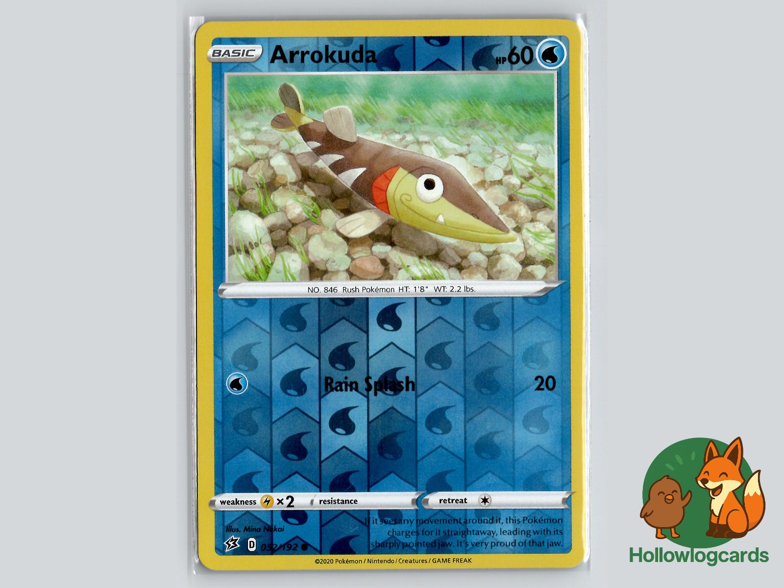 Arrokuda (052/192) - Rebel Clash Pokémon Card