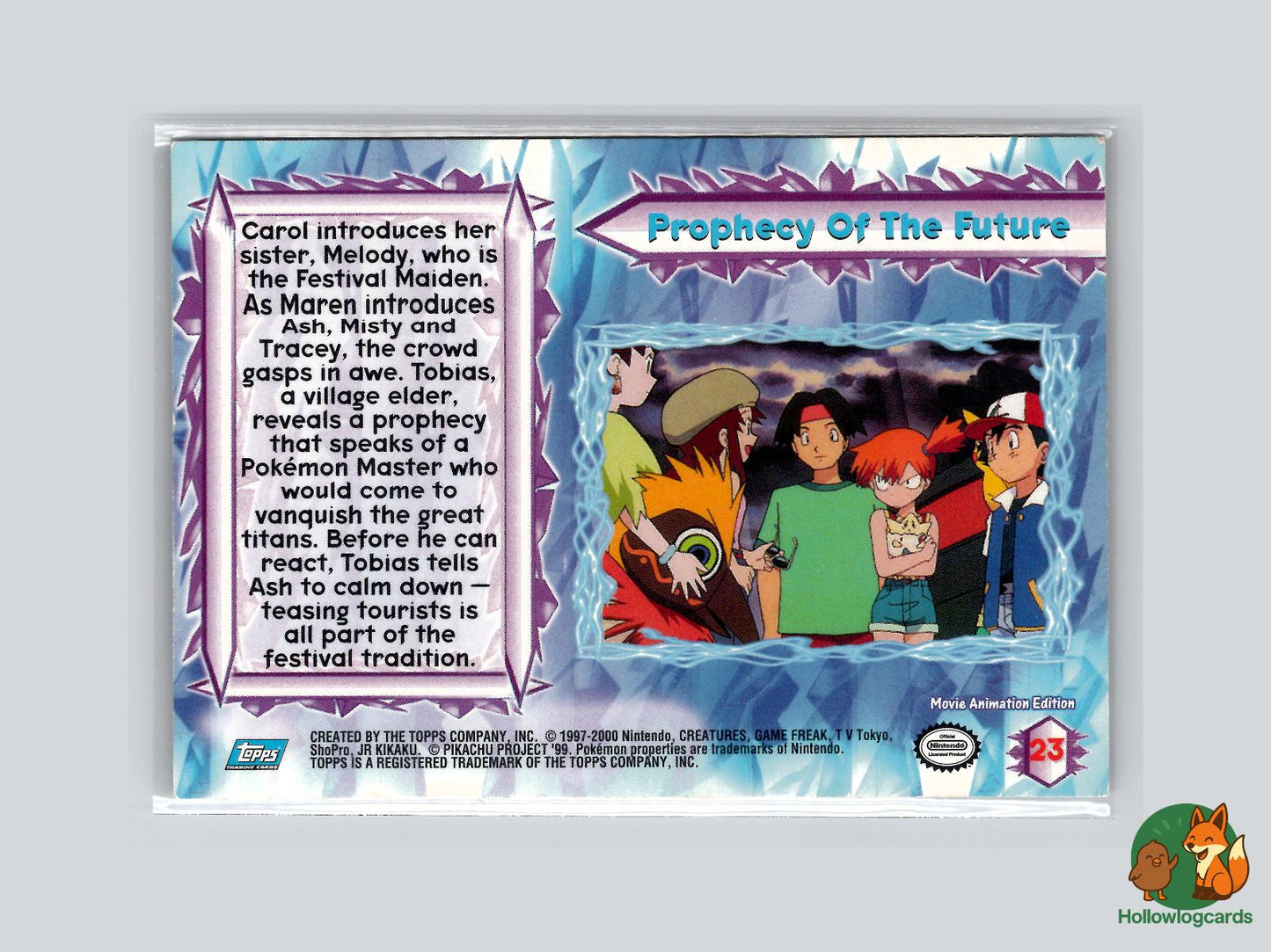 Prophecy Of The Future (#23) - Topps The Movie 2000 Trading Cards