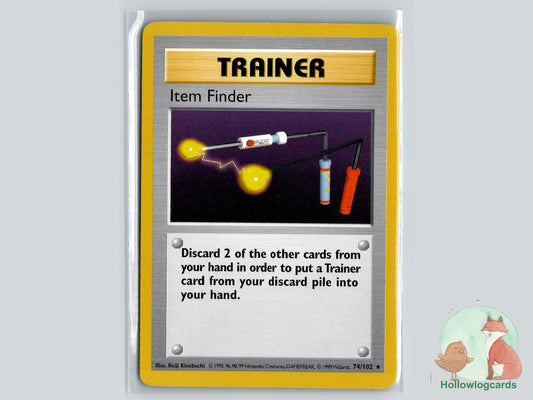 Item Finder (74/102) - Base Pokémon Card