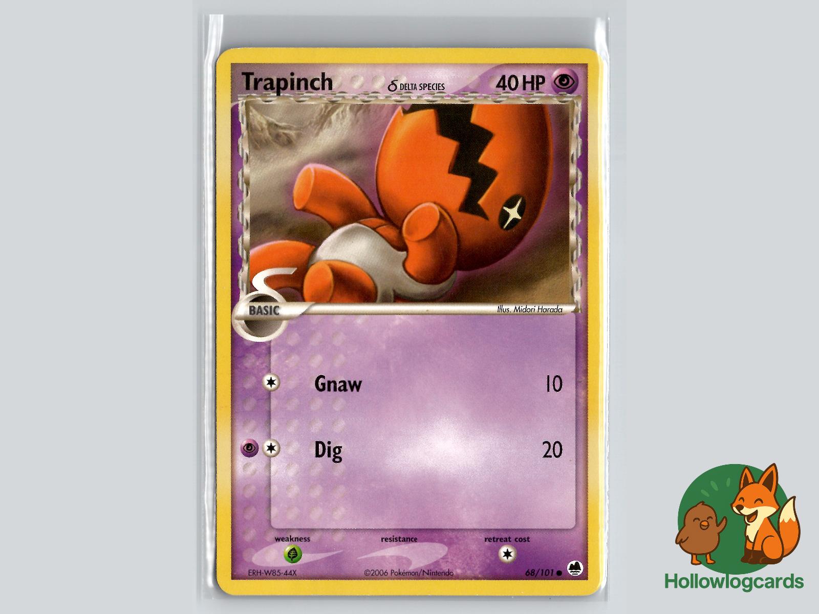 Trapinch (68/101) - Dragon Frontiers Pokémon Card