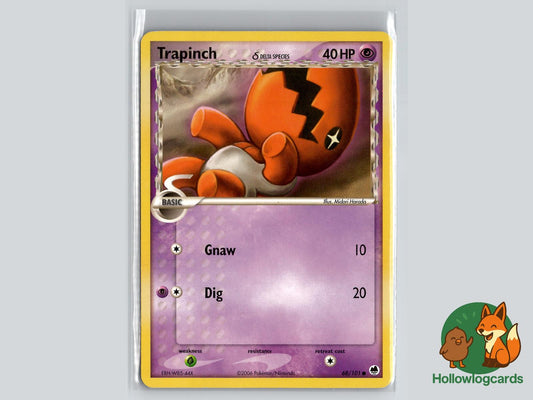 Trapinch (68/101) - Dragon Frontiers Pokémon Card