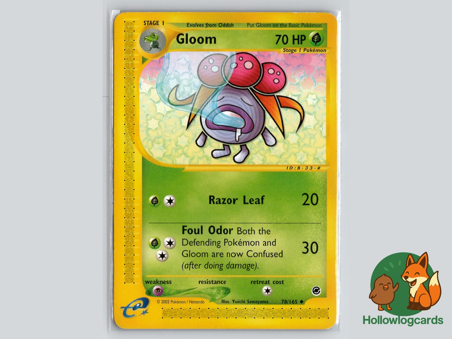 Gloom (78/165) - Expedition Base Set Pokémon Card