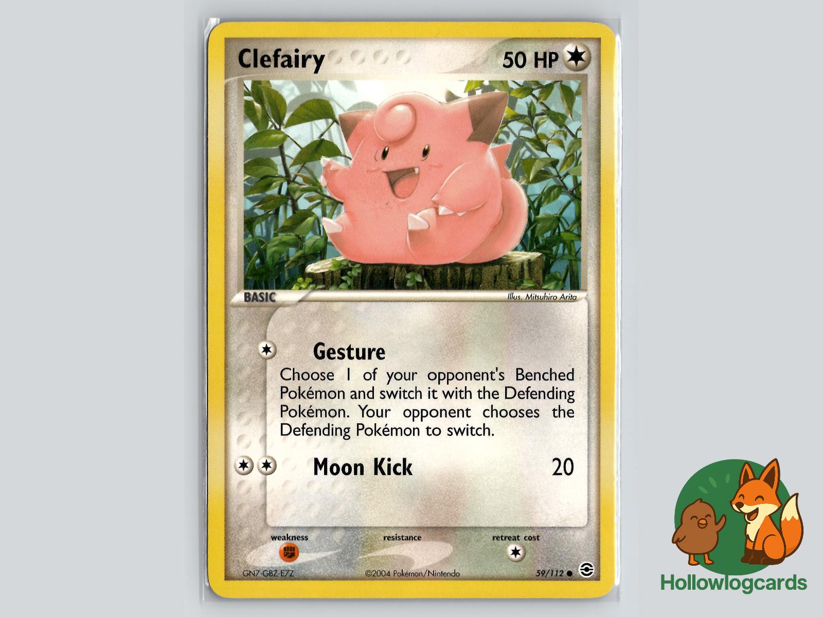 Clefairy (59/112) - FireRed & LeafGreen Pokémon Card