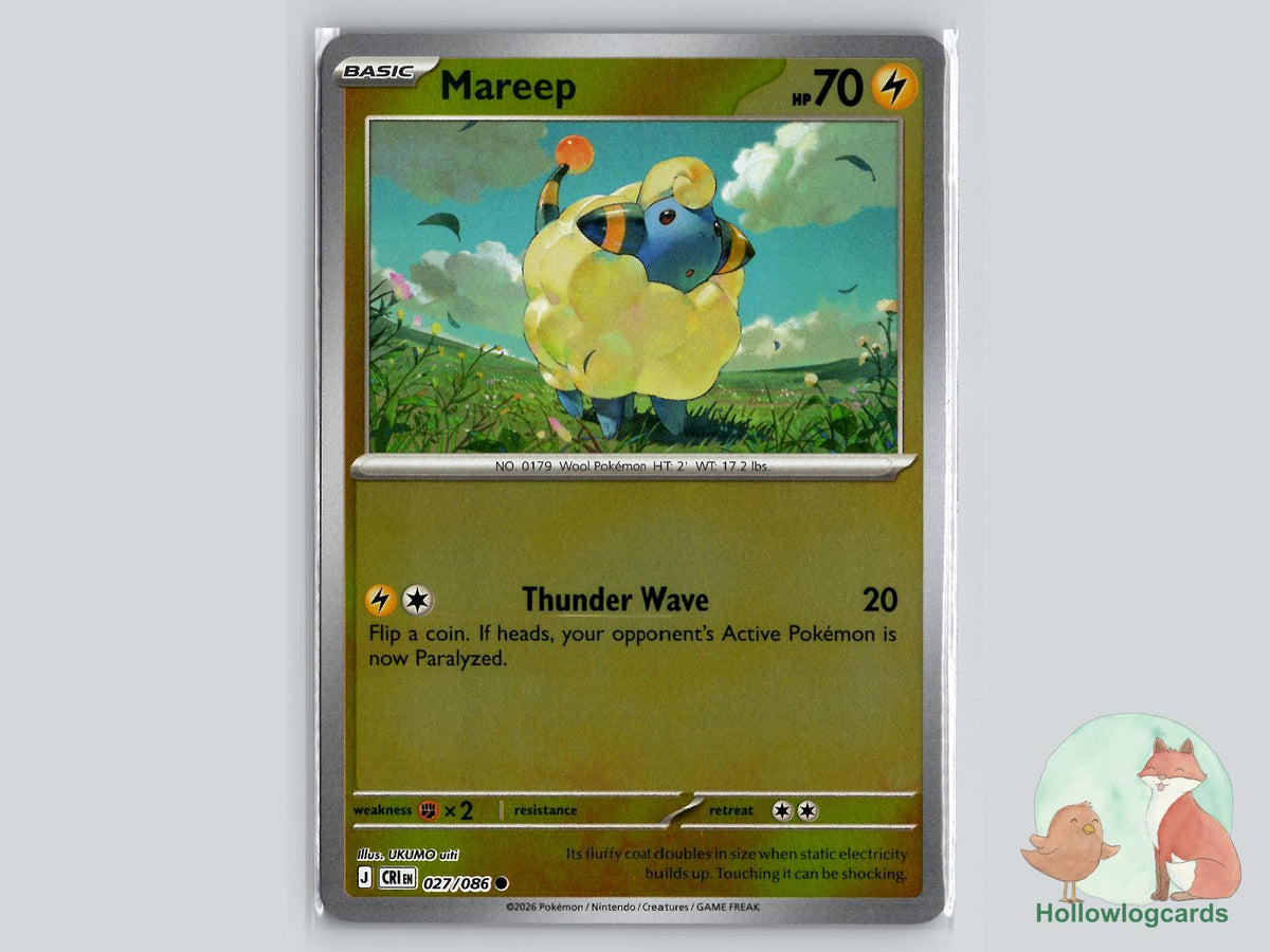 Mareep (027/086) Pokémon Card