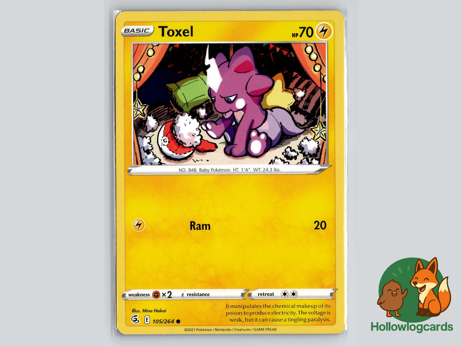 Toxel (105/264) - Fusion Strike Pokémon Card