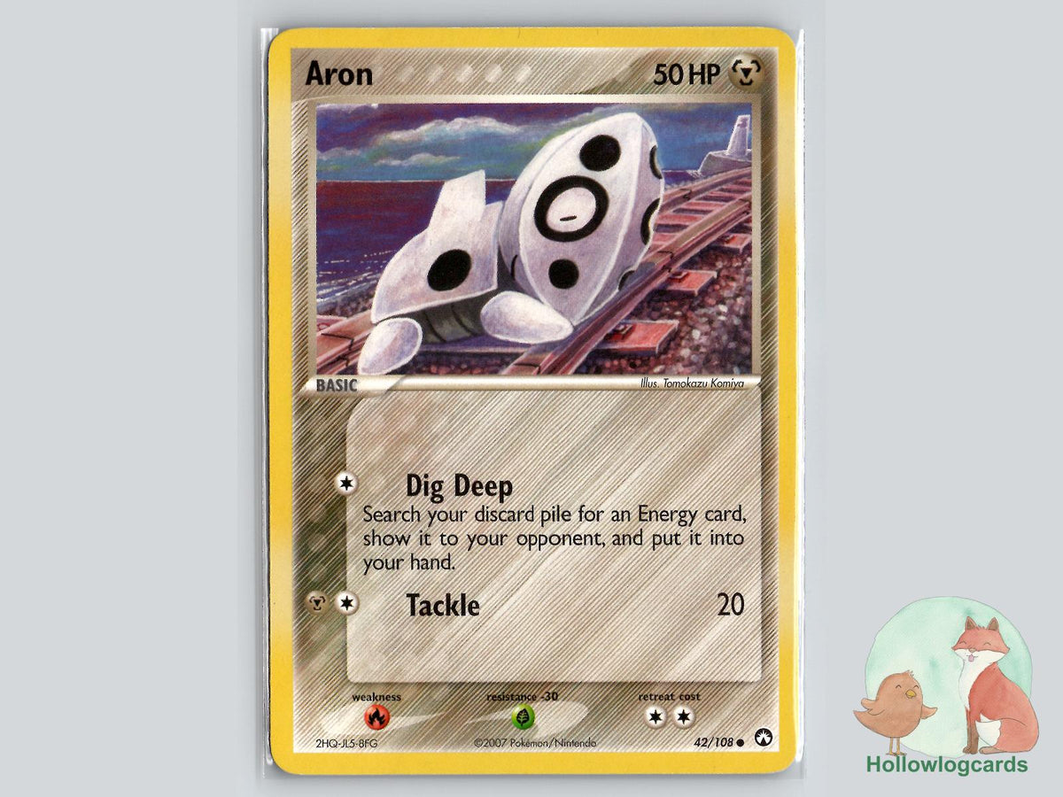 Aron (42/108) - Power Keepers Pokémon Card