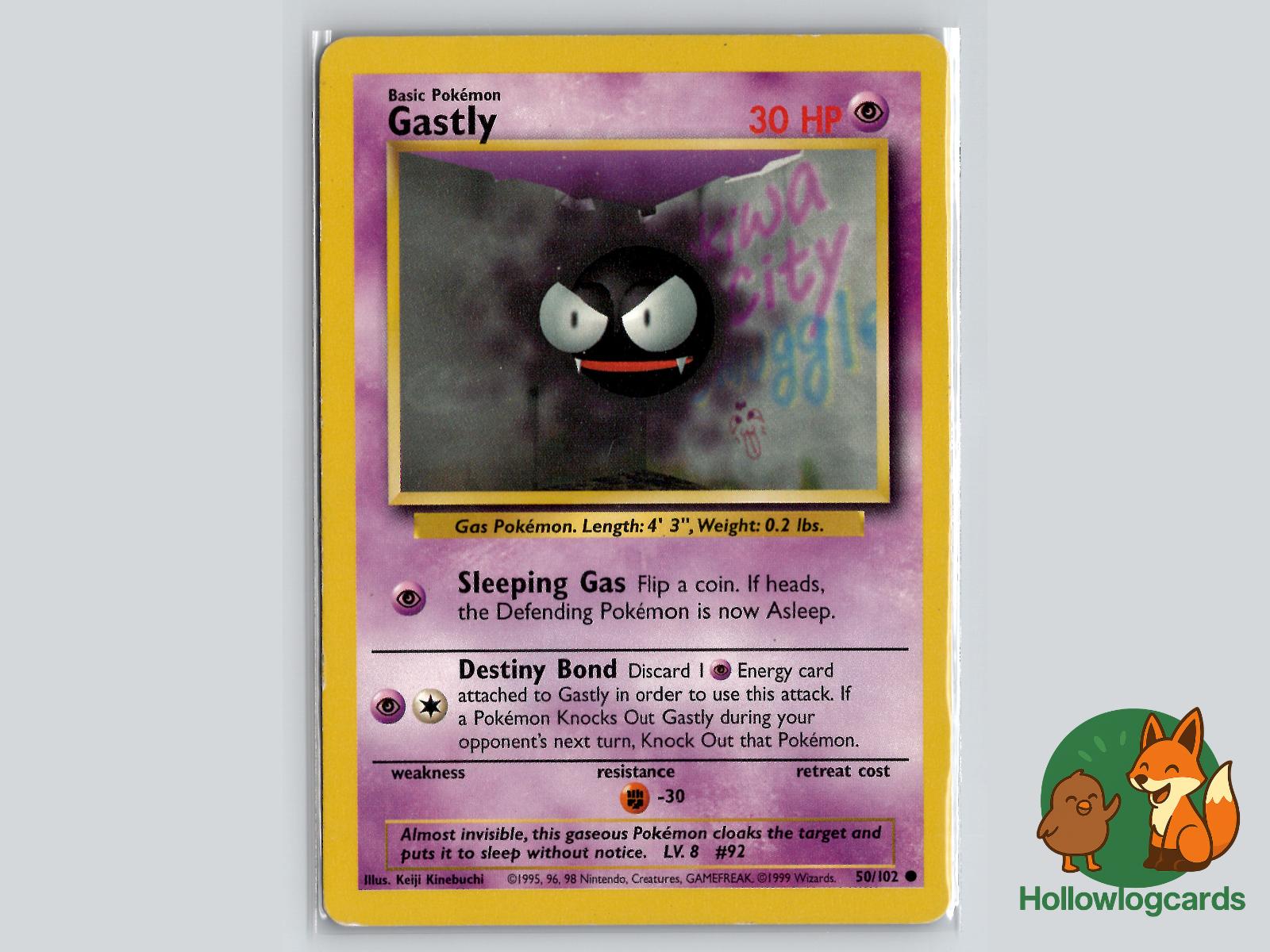 Gastly (50/102) - Base Pokémon Card